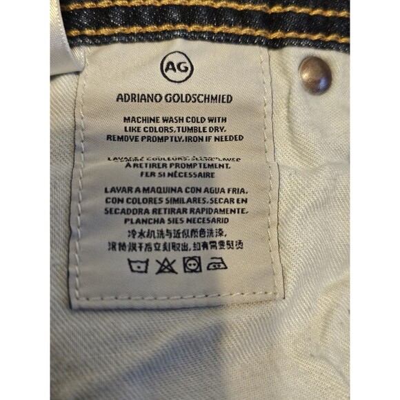 Adriano Goldschmied Jeans Mens 40x34 Blue The Graduate Tailored Leg Denim AG - Picture 5 of 14